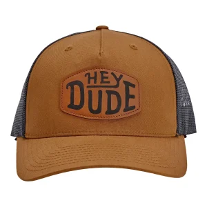 Leather Buckle Patch Trucker