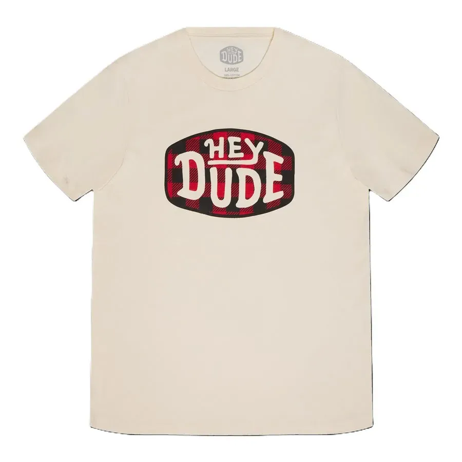 HEYDUDE Plaid Buckle Tee